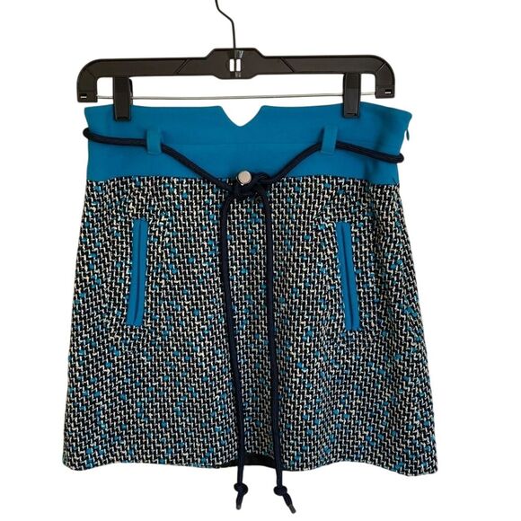 An Original Milly of New‎ York Skirt in Navy and Aqua Size 6 - Picture 1 of 7